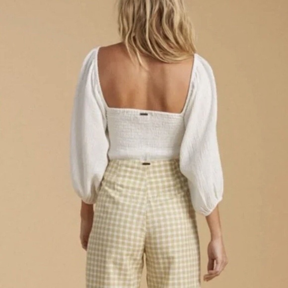 Billibong x Salty Blonde Smocked Midi Dress - NWT (S) - Picture 3 of 6